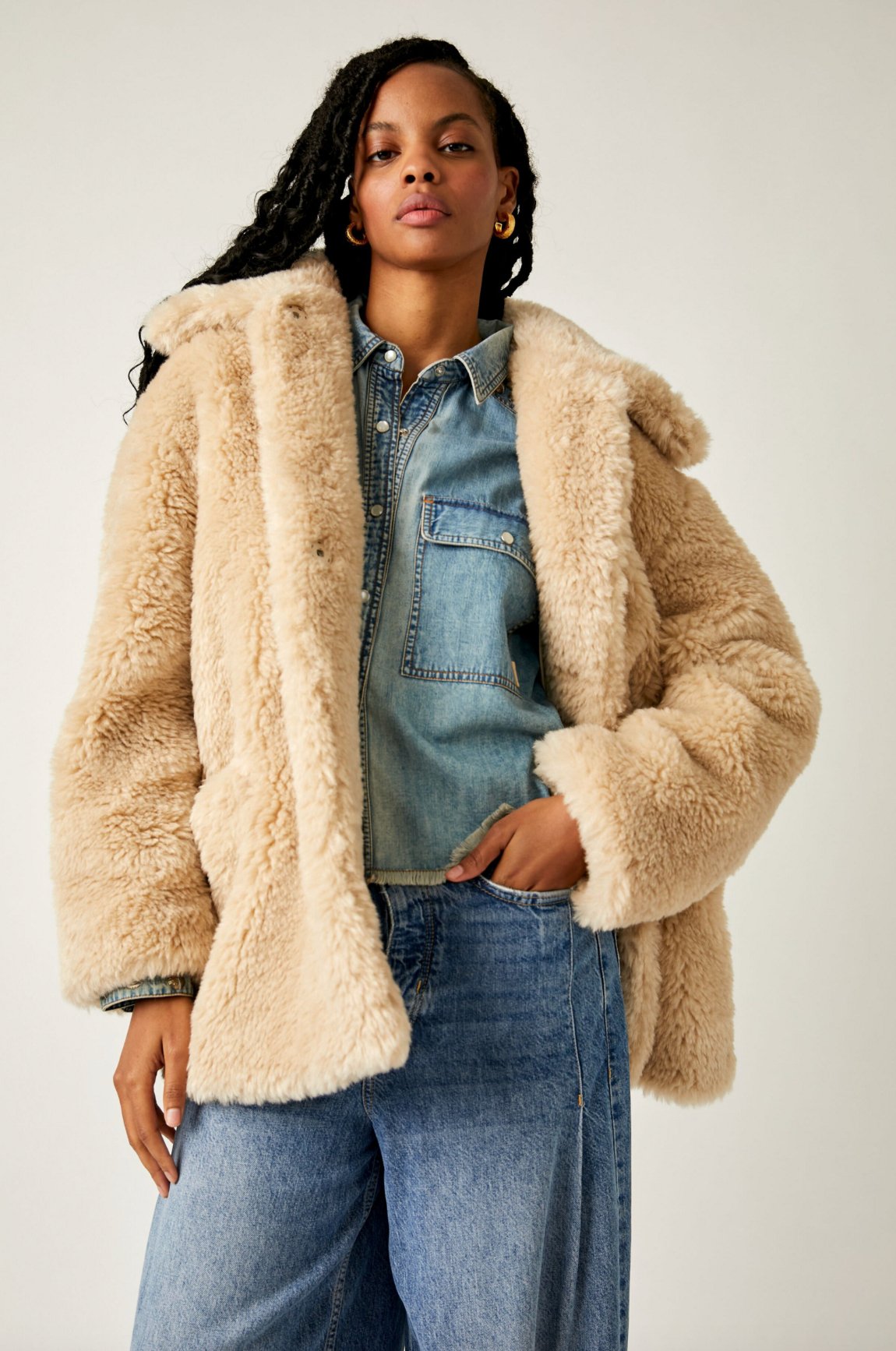 Fur Peacoat - Ready to Wear