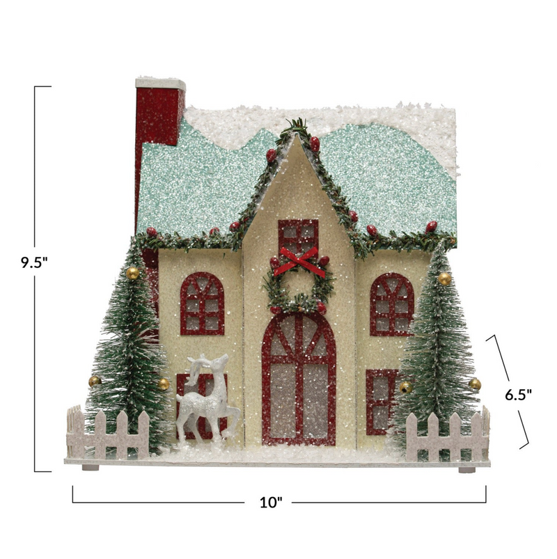 Merry and Bright Holiday Paper House - Meraki Co.