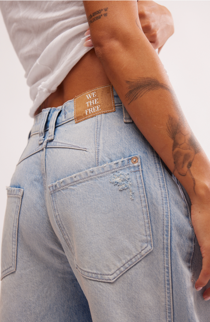 Good Luck Mid-Rise Barrel Jean | Free People