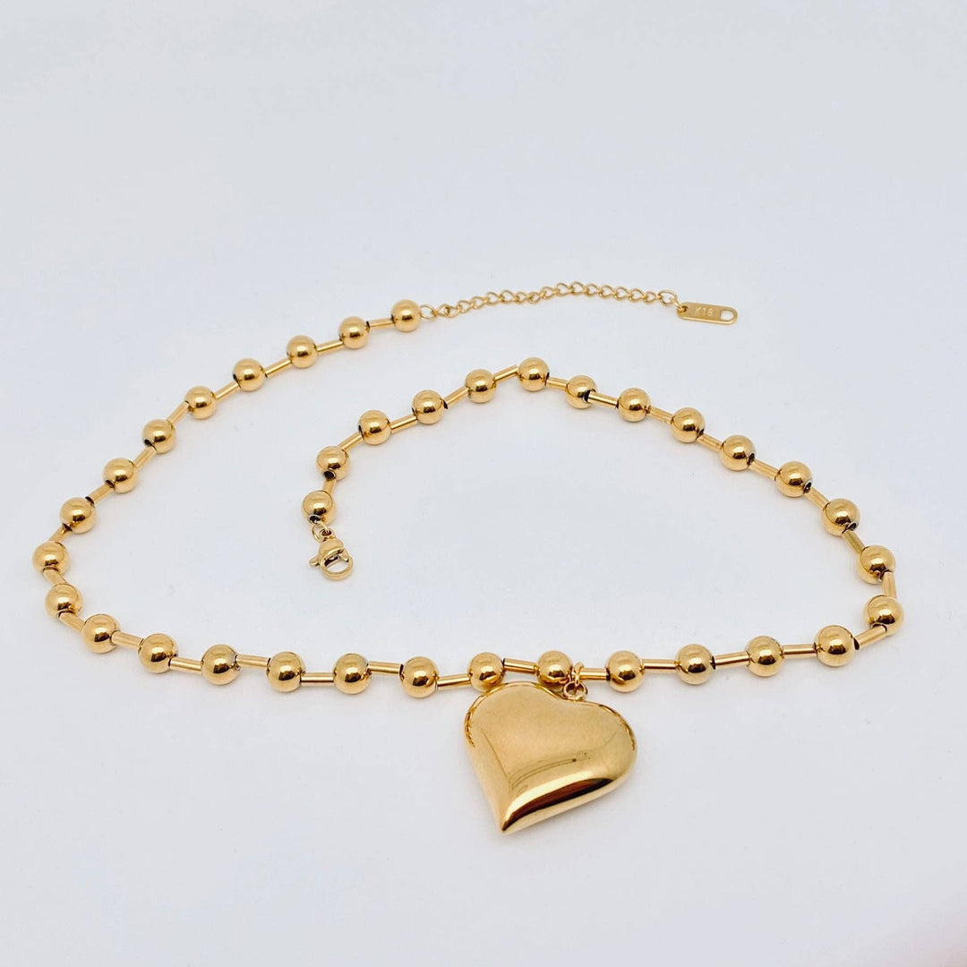 JewelryAll My Heart 18K Gold Necklace