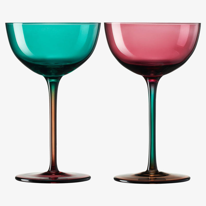 DrinkwareArtisanal Colored Coupe Cocktail Glass