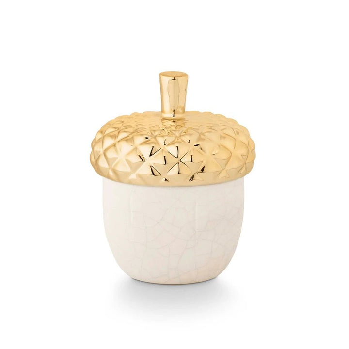 CandleAutumn Chestnut Ceramic Acorn Candle