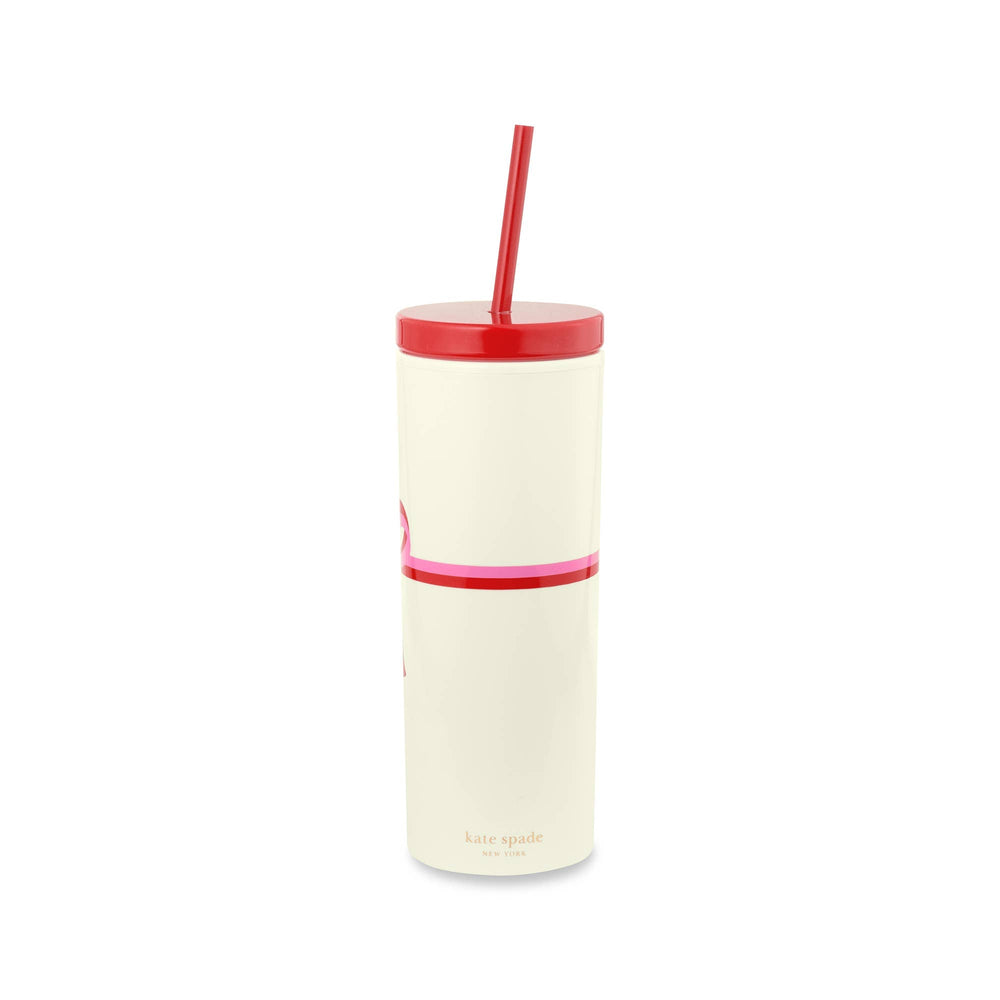 TumblersCandy Bow Tumbler with Straw