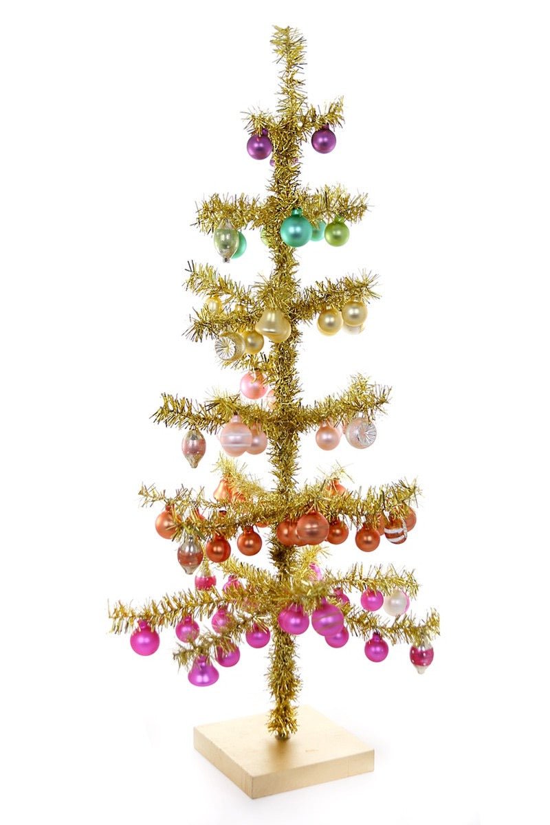 Holiday DecorDecorated Tinsel Tree