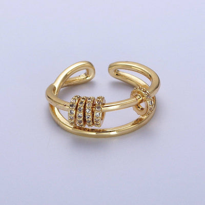JewelryDouble Micro Paved Ring