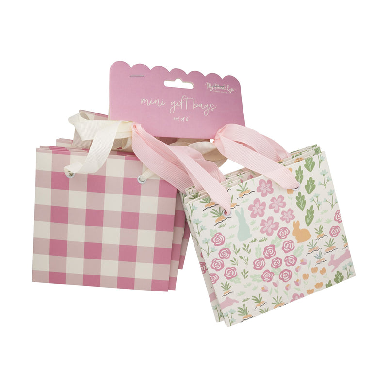 Gift BagGarden Scatter / Pink Gingham Gift Bag