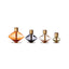 Candle HolderGlass and Metal Taper Holder