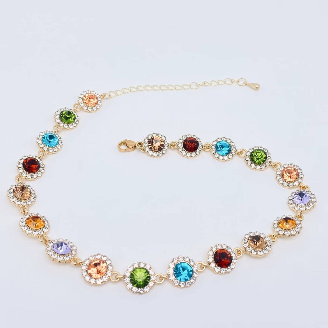 JewelryGlitz Rhinestone Necklace
