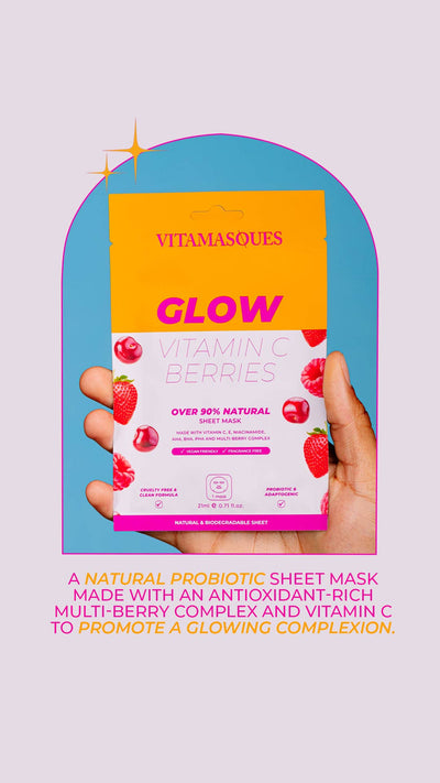 Beauty + WellnessGlow Vitamin C Berries Face Mask