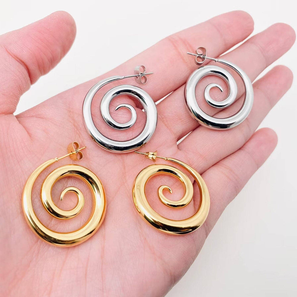 EarringsGold Smoke on the Water Earrings