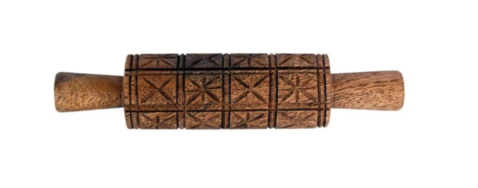 rolling pinHand - Carved Mango Wood Rolling Pin