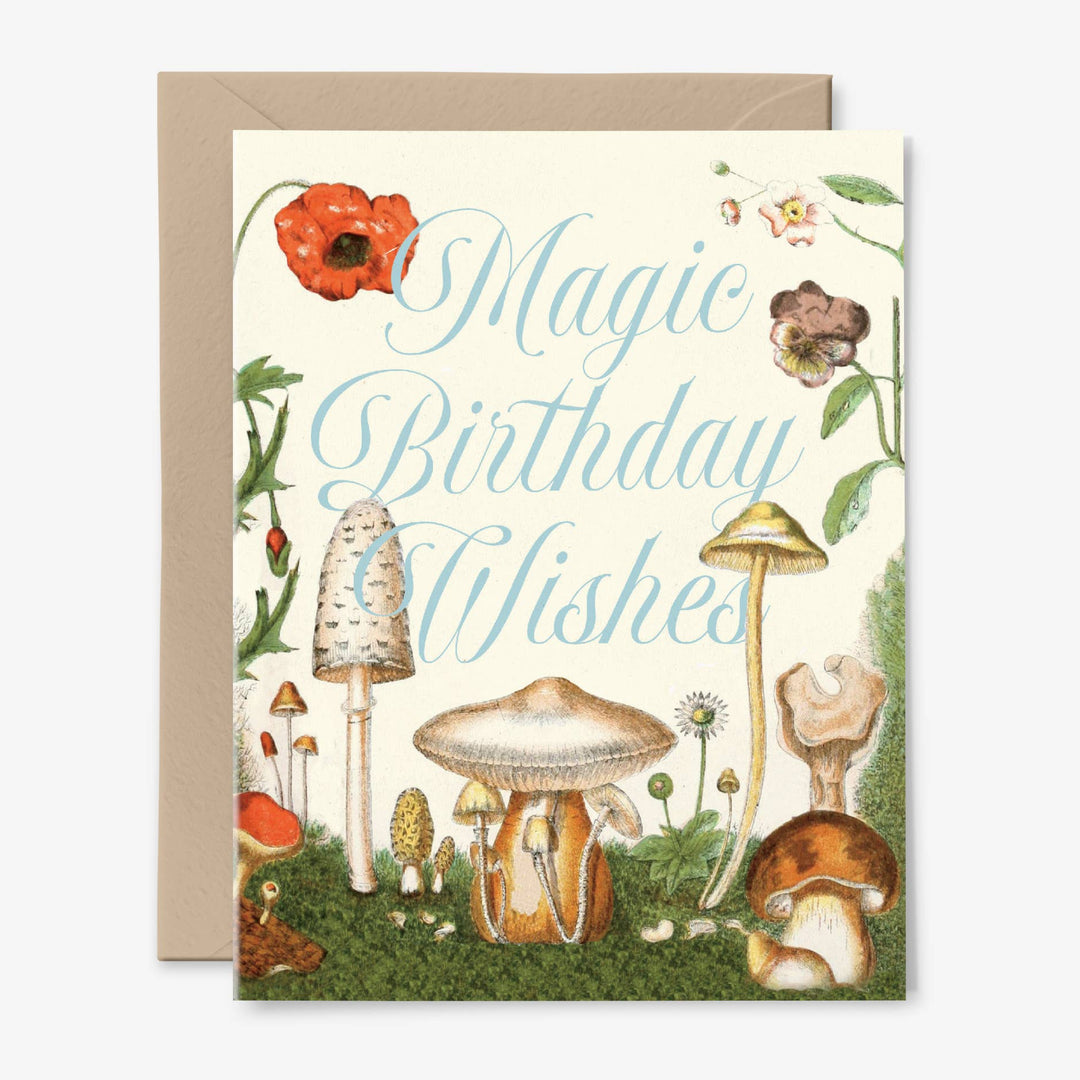 CardsMagic Wishes Mushroom Card