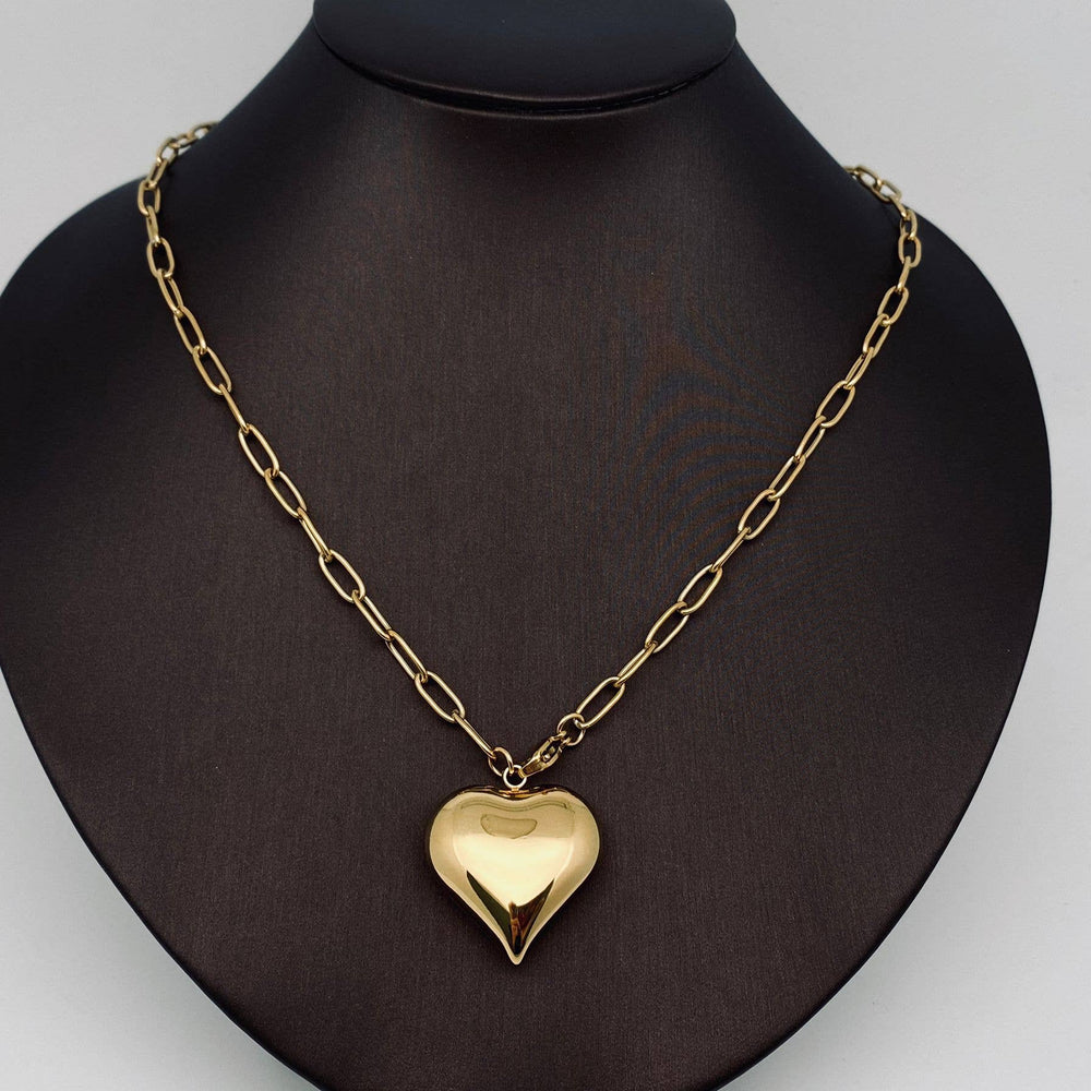 JewelryPaper Heart Dangle Necklace