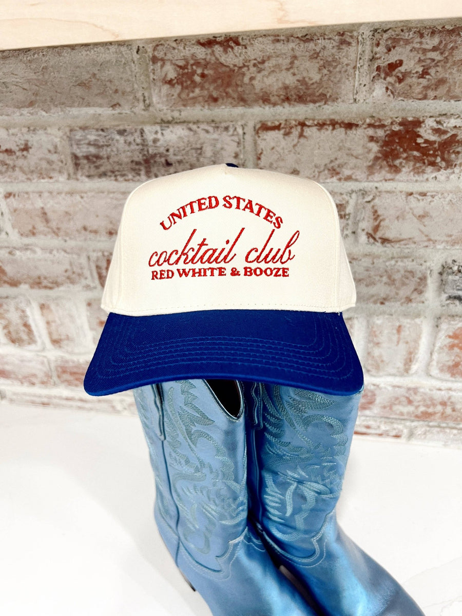 HatUnited States Cocktail Club Embroidered Hat