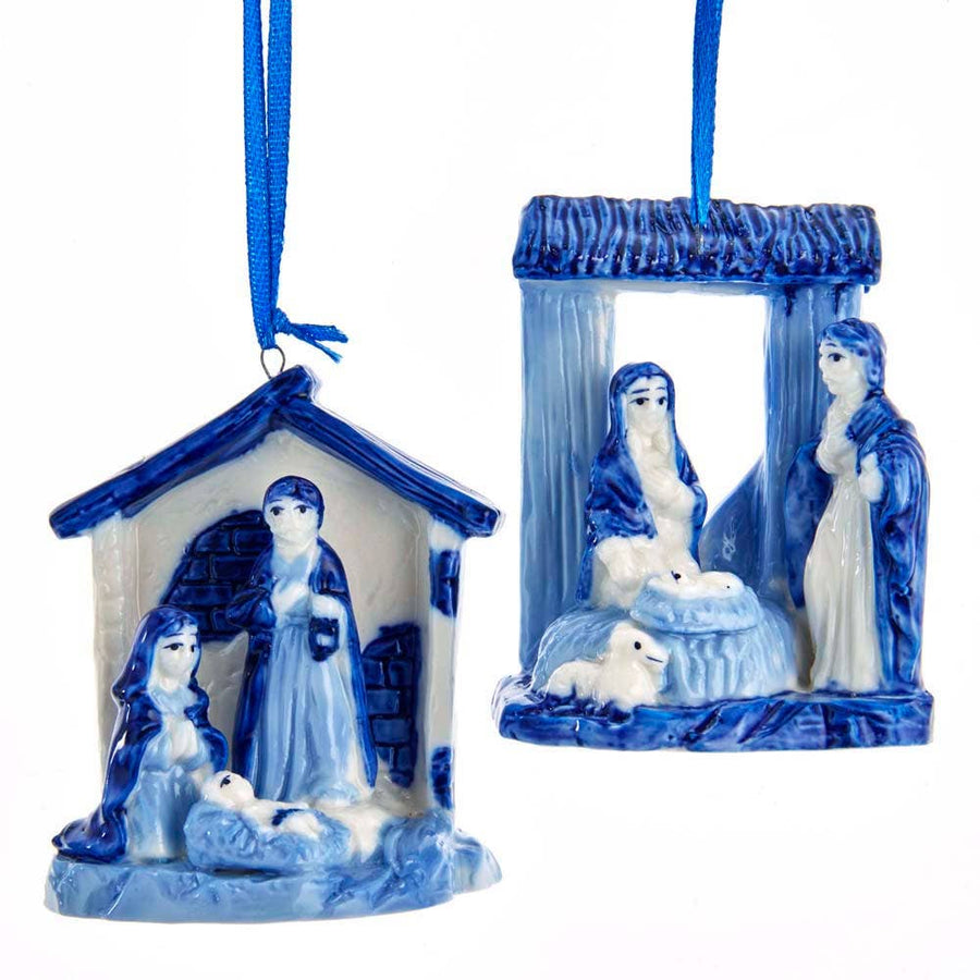 Christmas OrnamentBlue & White Delft Manager Ornament