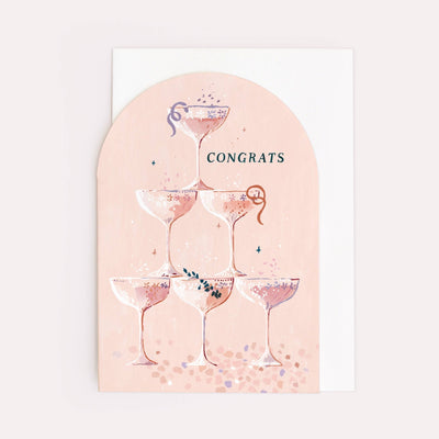 CardsChampagne Congratulations Card | Engagement | Wedding Card
