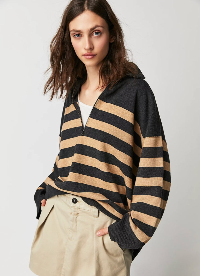 SweaterCoastal Stripe Pullover