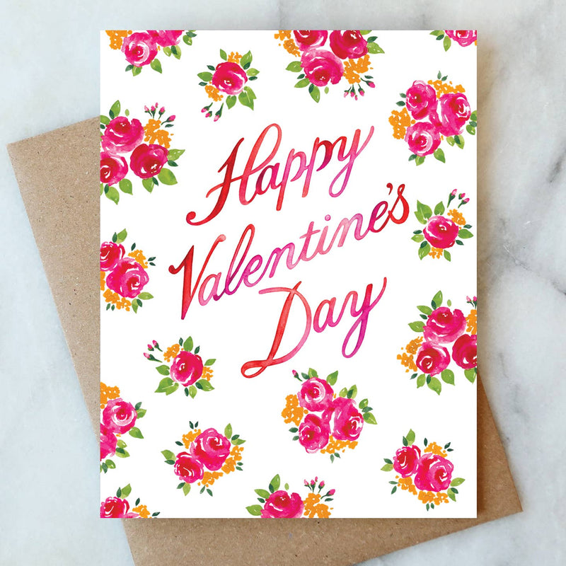 CardFlowery Valentine Card
