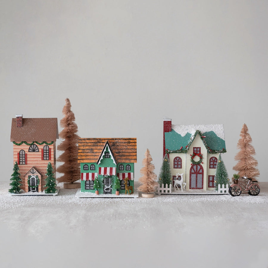 Holiday DecorGingerbread Holiday Paper House