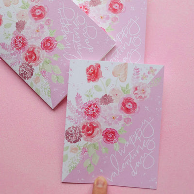 CardHappy Valentine's Day Floral Card