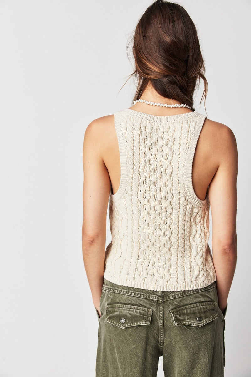 Free People TankHigh Tide Cable Tank | Free People