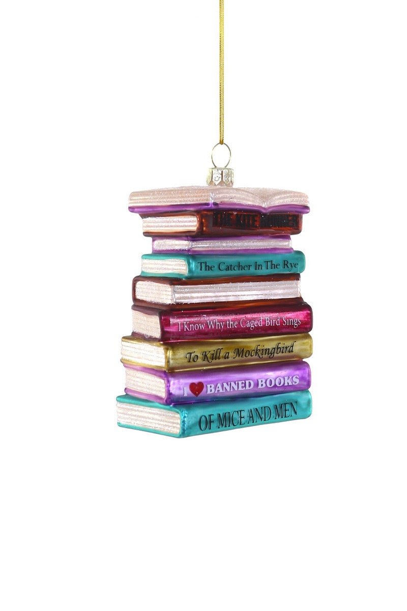 Holiday OrnamentsI Heart Banned Books Ornament