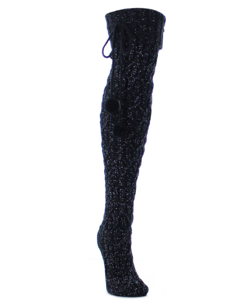 Legmogue Ivory Knit Knee Socks