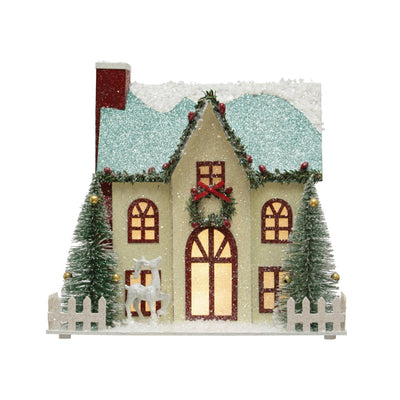 Holiday DecorMerry and Bright Holiday Paper House