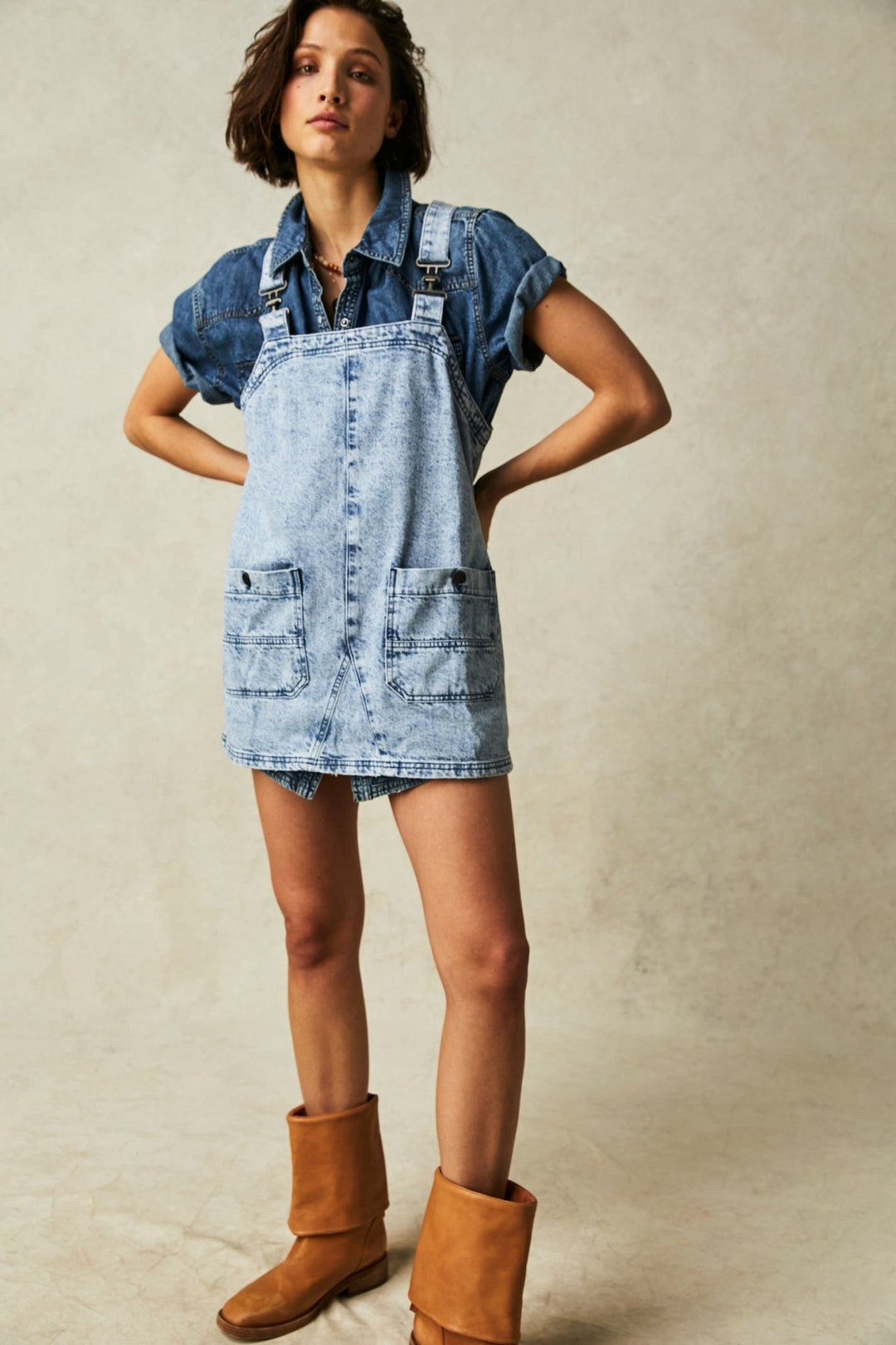 Free People DressOverall Smock Mini | Free People