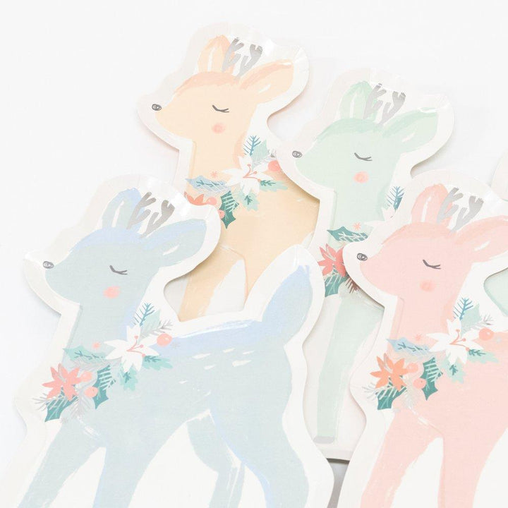 PaperPastel Deer Plates