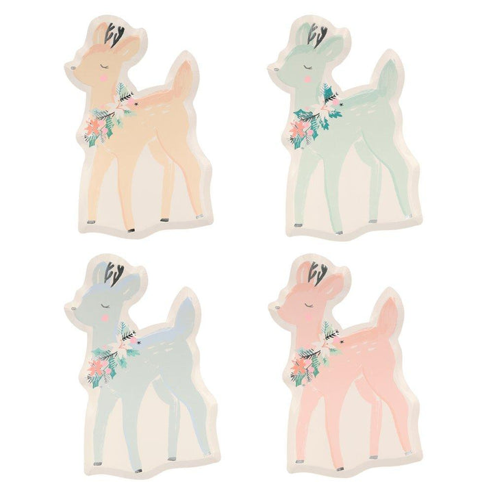 PaperPastel Deer Plates