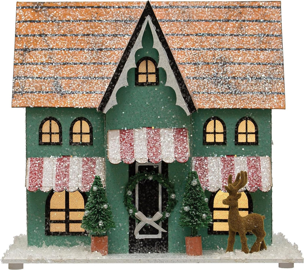 Holiday DecorPeppermint Dreams Paper House