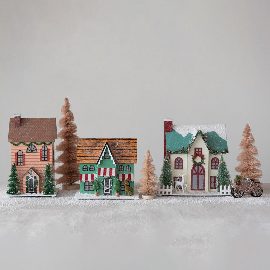 Holiday DecorPeppermint Dreams Paper House