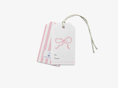 Holiday Gift TagsPink Bow Gift Tags [Sets of 8]
