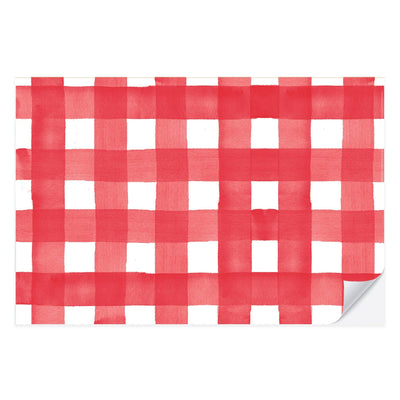 Party SuppliesRed Gingham Placemat Pad