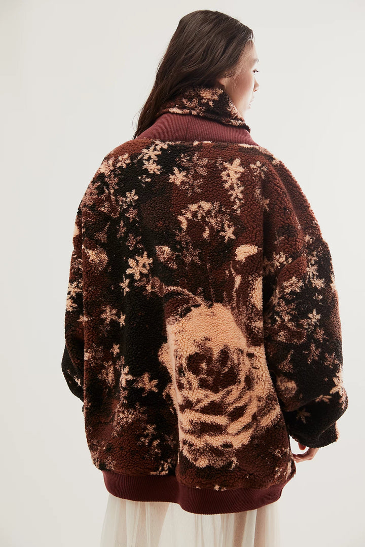 Free People JacketRosie Printed Sherpa Jacket | Free People