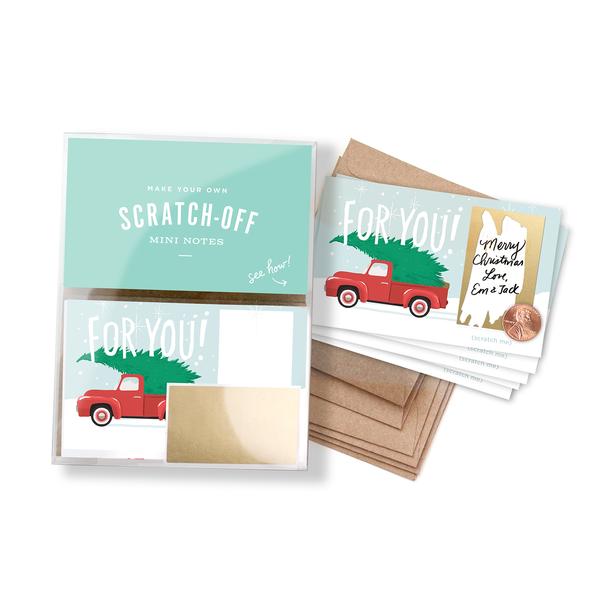 The Holiday ShopScratch Off Mini Notes Set