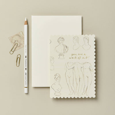 CardsSculptures 'You Are a Work of Art' Card