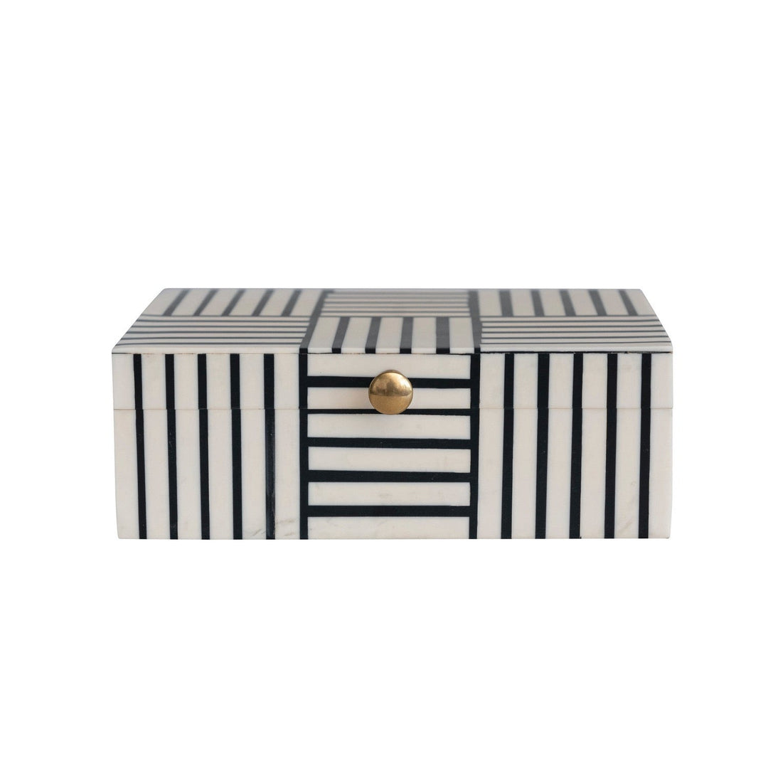 jewelry boxSelena Striped Chest