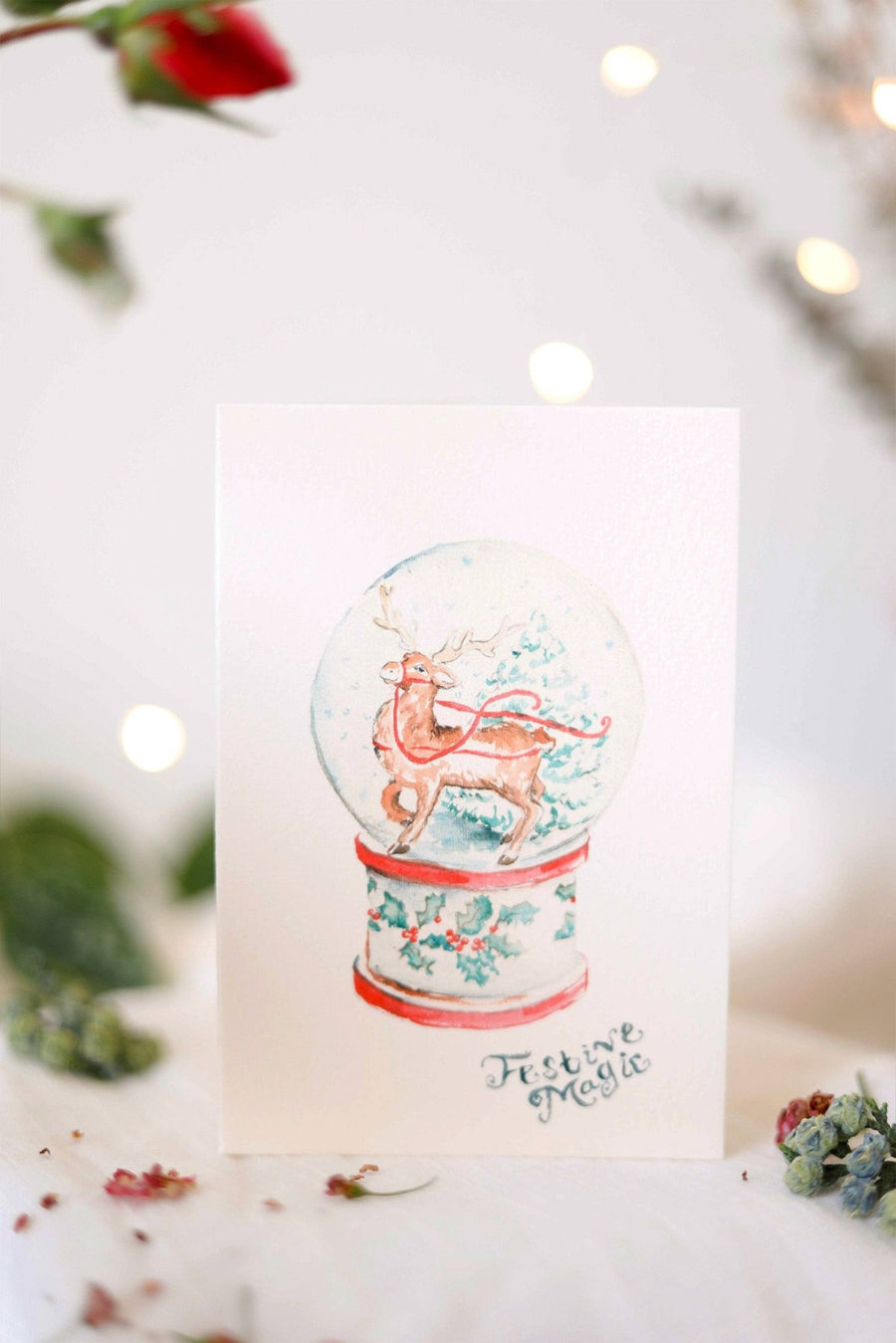 CardsSnow Globe Christmas Card