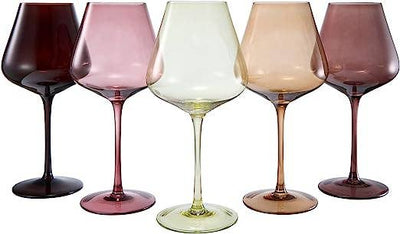 Kitchen + BarTerracotta Crystal Wine Glasses