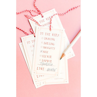 Holiday Gift Tags"To The Very Dashing" Gift Tag