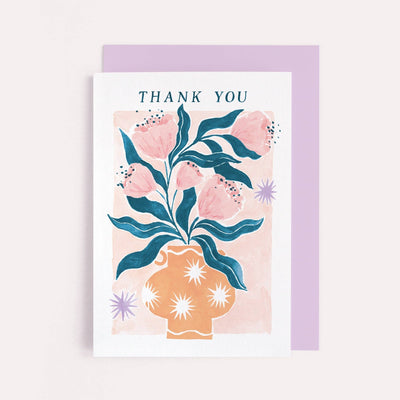 CardsVase Thank You Card | Art Card | Floral Card