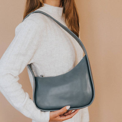 purseWillow Slate Recycled Vegan Shoulder Bag