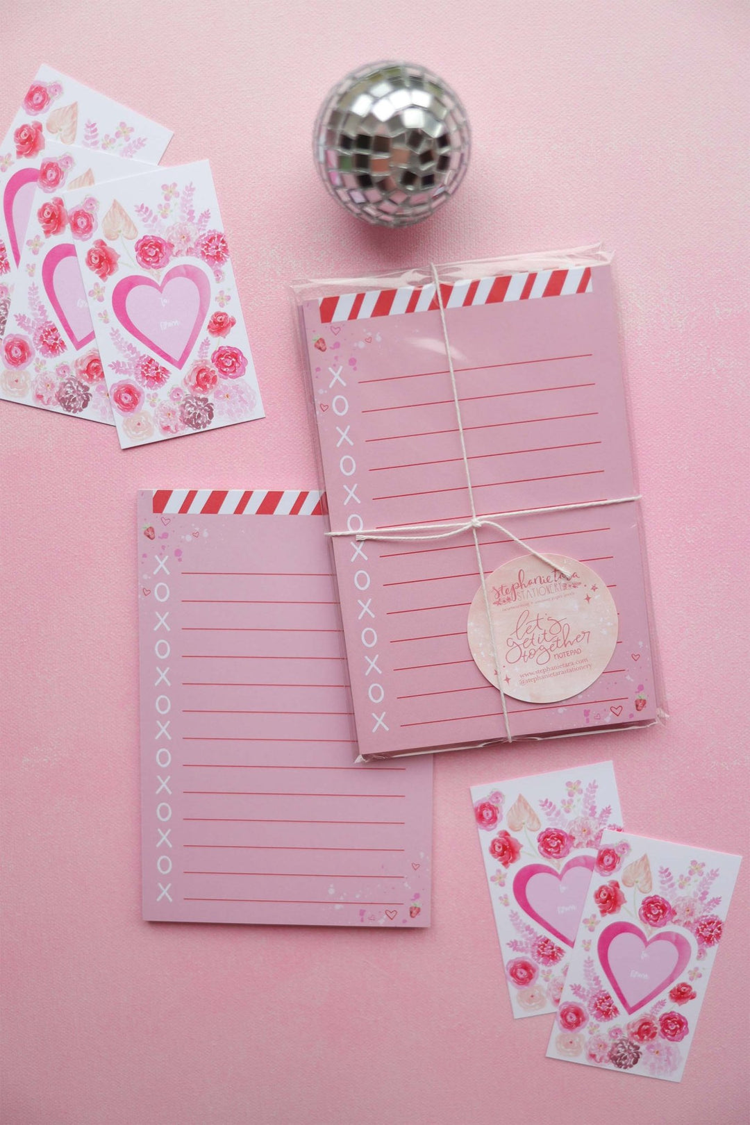 NotepadXOXO Pink Love Jotter